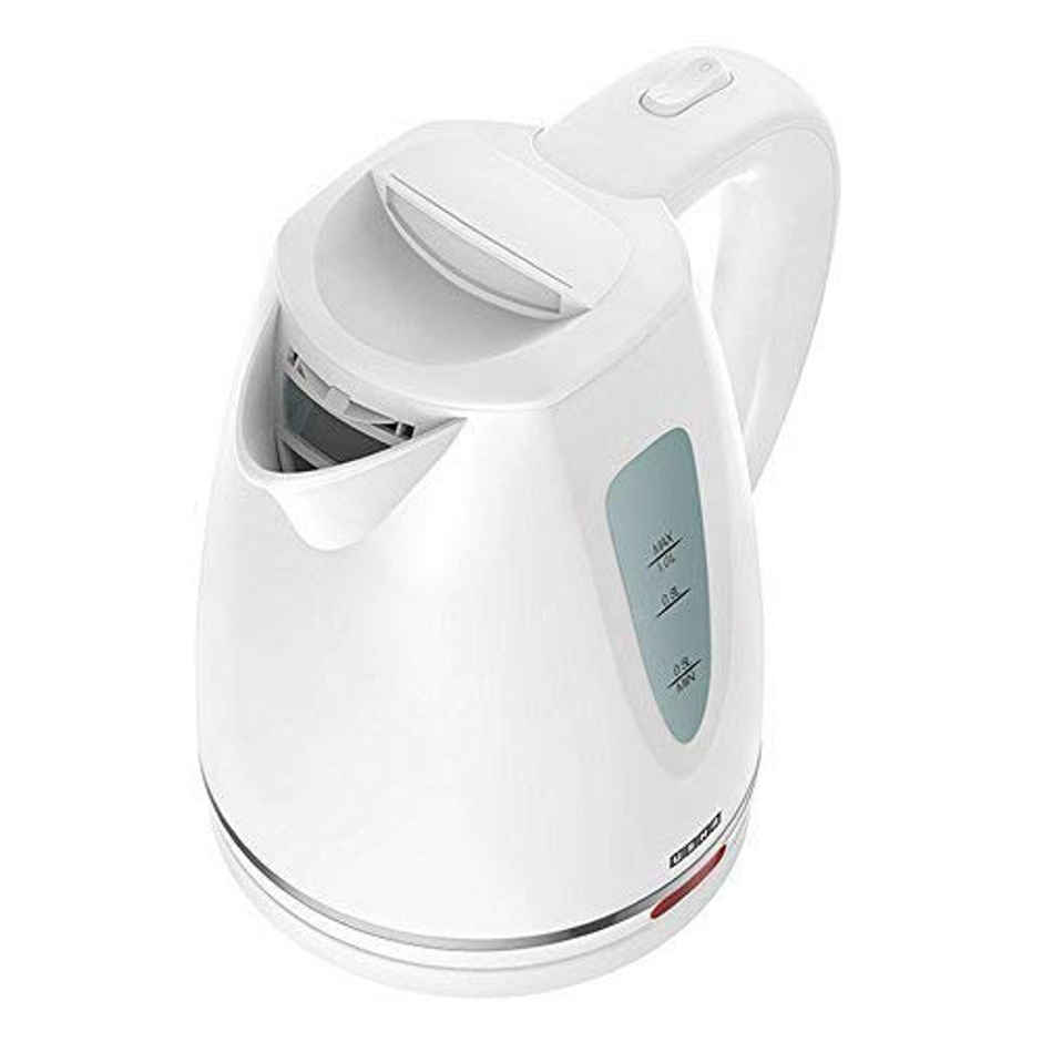 Usha Electric Kettle 3315 1.0L (1200W, Cool Touch Body, Water Level Indicator, White)