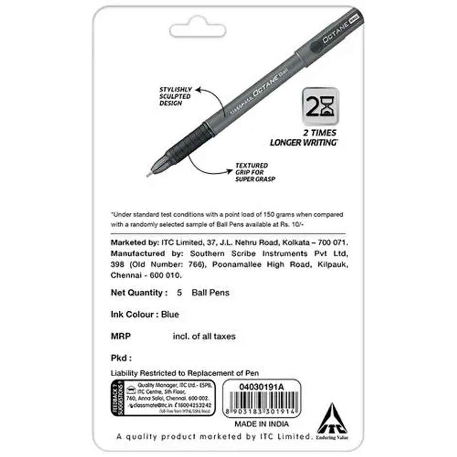 Classmate Octane Ball Blister Blue