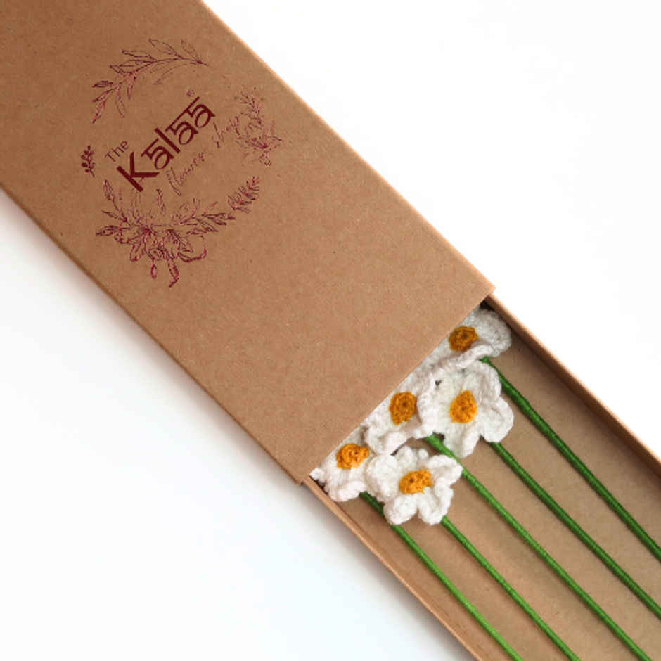 Primrose Flowers Set Of 5 Gift Box | The Kalaa Store