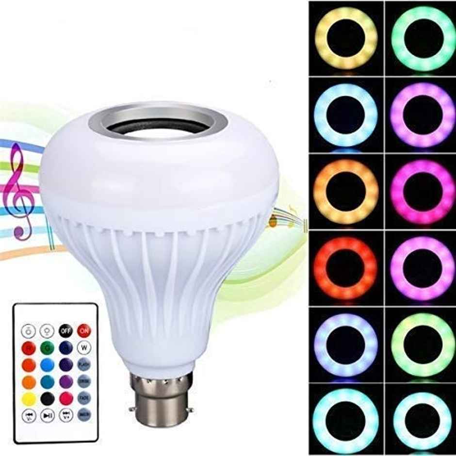 Desidiya Color Changing 5 W Led Bulb (With Bluetooth Speakers) | E27 Base Holder