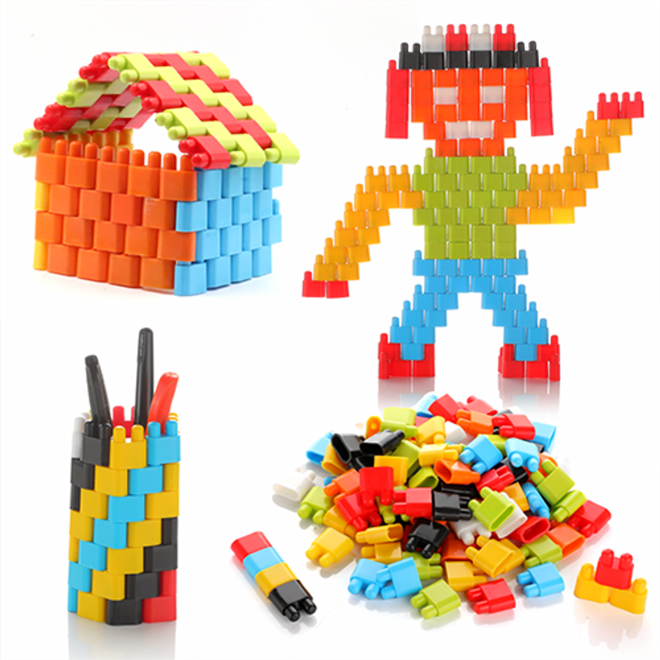 Aditi Toys Bullet Puzzle Blocks - 150 DIY Educational Building Blocks for Kids 3+, BIS Approved