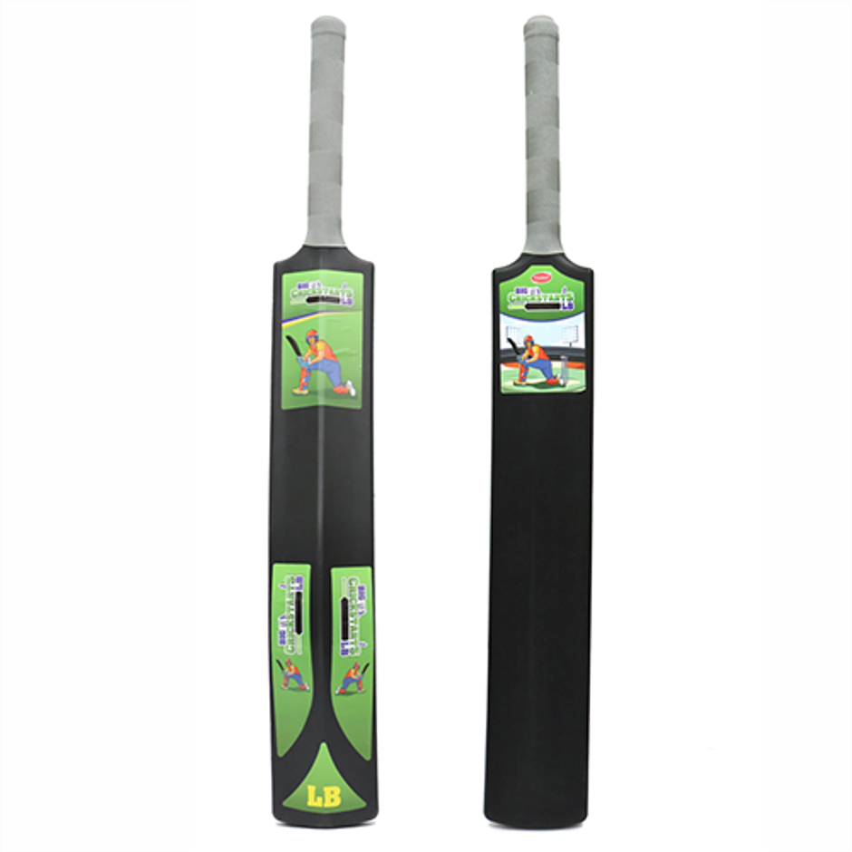 Aditi Toys Big Turf Cricket Bat for Kids & Adults 15+ - Indoor/Outdoor | Black - 34.5 in