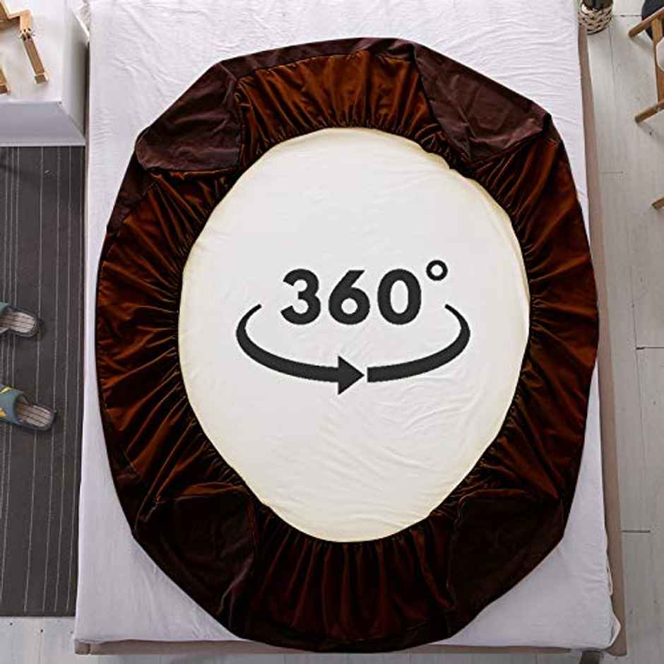 Dream Care Water Proof Terry Cloth Fitted Mattress Protector 78x72 Inch for Double Bed King Size