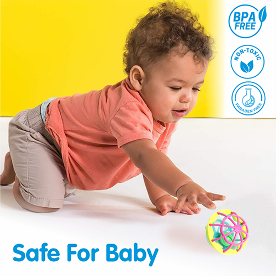 Aditi Toys 5-Piece Baby Rattle Set - Safe, Colourful, 100% BPA Free, Non-Toxic, Infant Grab, Age 0 -6M