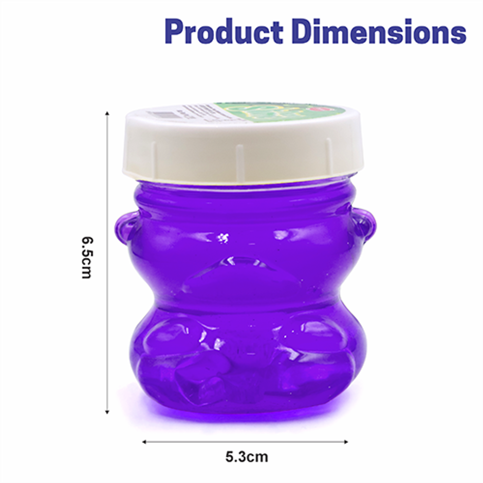 Aditi Toys Glitter Scented Slime Kit, Soft, Non-Sticky, Non-Toxic, Age 5+ | Blue