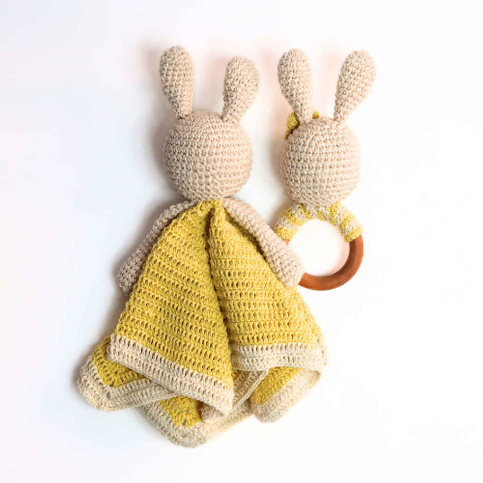 The Kalaa Store Handcrafted Bunny Lovie Hamper