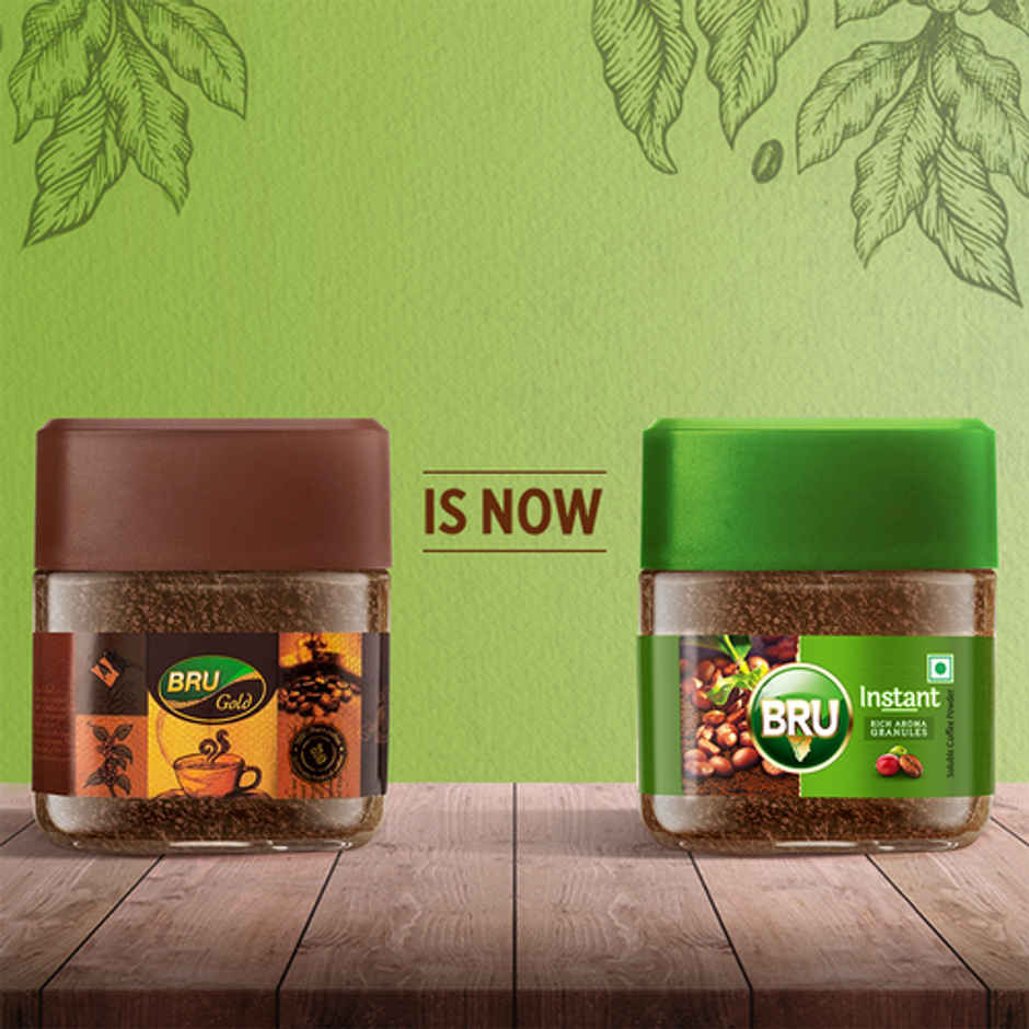 Bru Arabica and Robusta Pure Instant Pure Coffee Combo