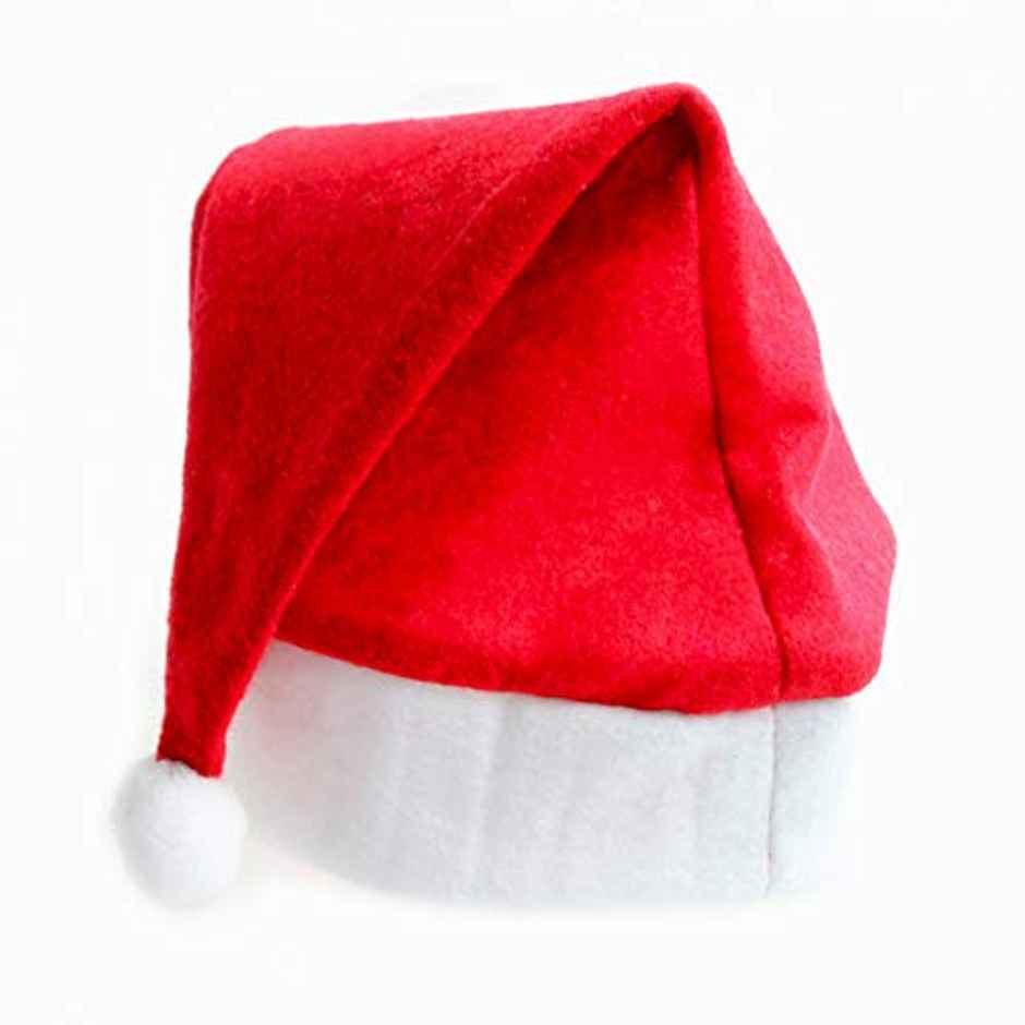 Red and White Merry Christmas Hats, Santa Claus Caps for kids and Adults | Ecraftindia