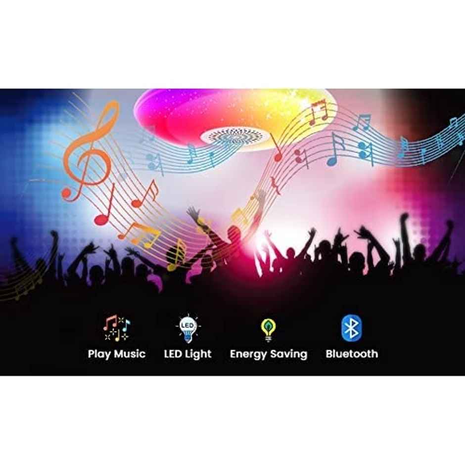 Desidiya Color Changing 5 W Led Bulb (With Bluetooth Speakers) | E27 Base Holder