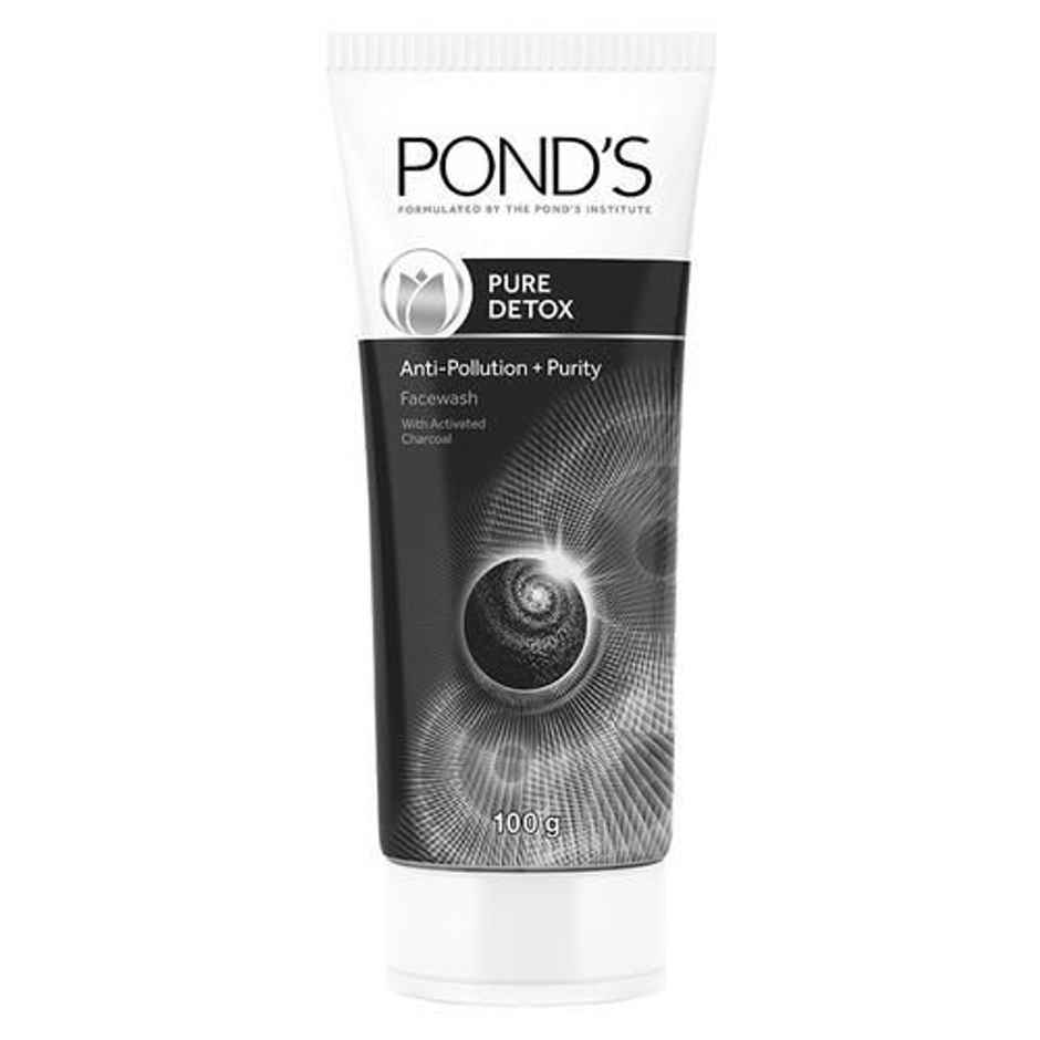 Pond's Bright Miracle Detox Facewash With 10X Power Of Charcoal