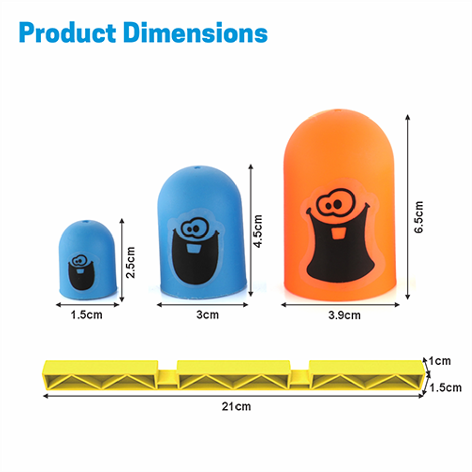 Aditi Toys 3D Gobble Game - Fun Strategy Tic Tac Toe for Kids & Families, Learning Toy for Ages 3+