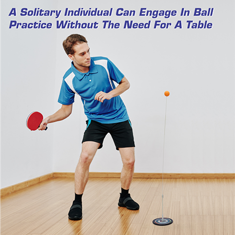 Aditi Toys Table Tennis Trainer - Elastic Shaft Ping Pong Set for Kids, Indoor & Outdoor Play, 5Y+