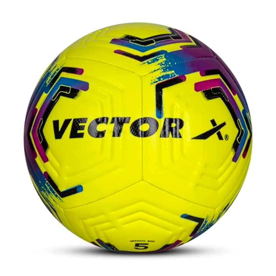 Vector X Xtreme Football 3D Embosed Tpu Stitched Suitable For All Ground�Neon Size -5
