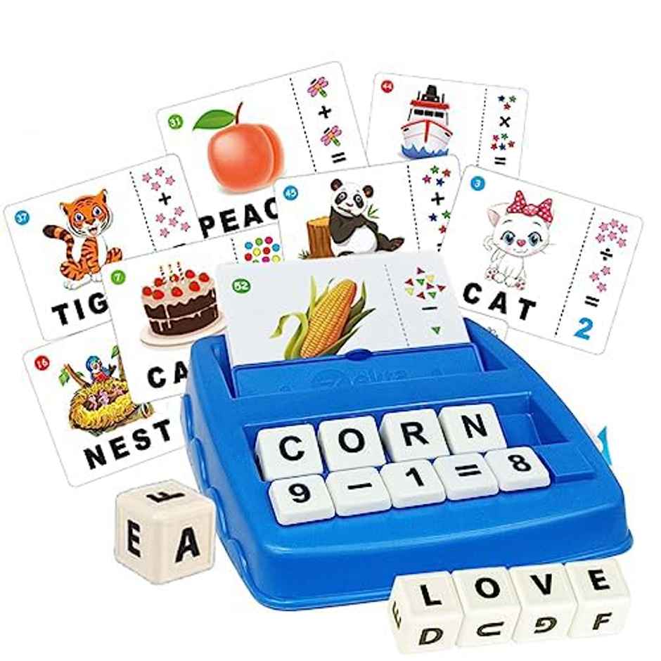 Wembley Educational Toys Spelling Brain Games For Kids Learning Birthday Gift For Boys Girls