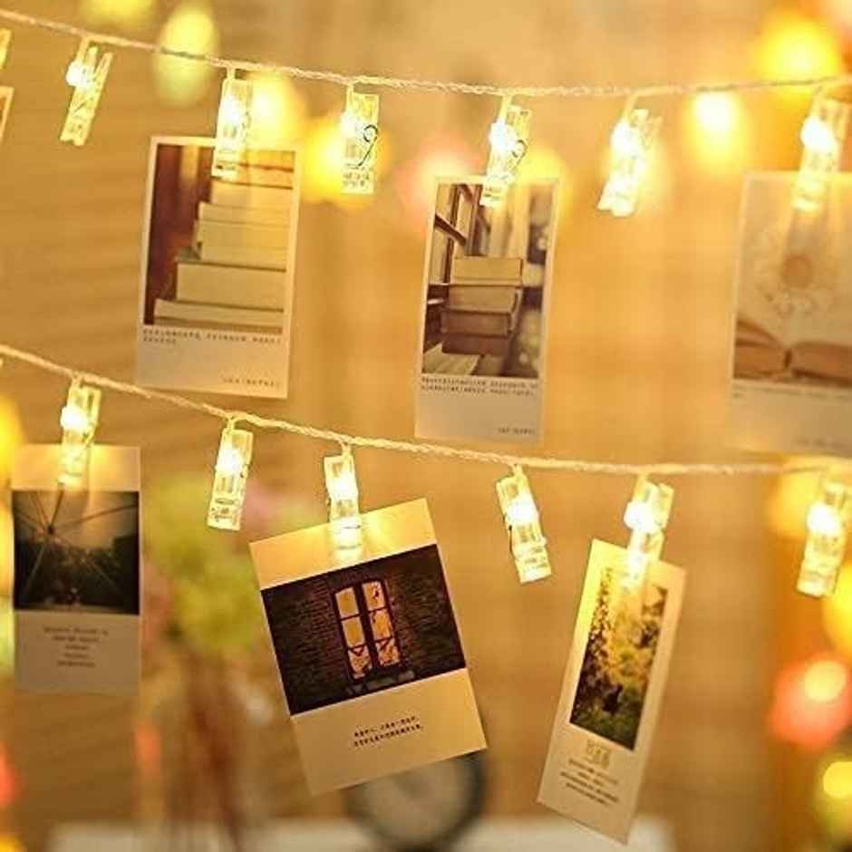 DesiDiya Clip LED String Lights - Warm White | Energy Saving