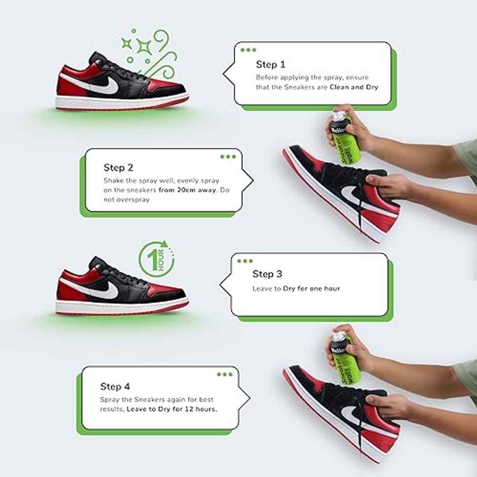 Helios Sneaker Wall Protect Shoe cleaning Spray I Water & Stain Barrier