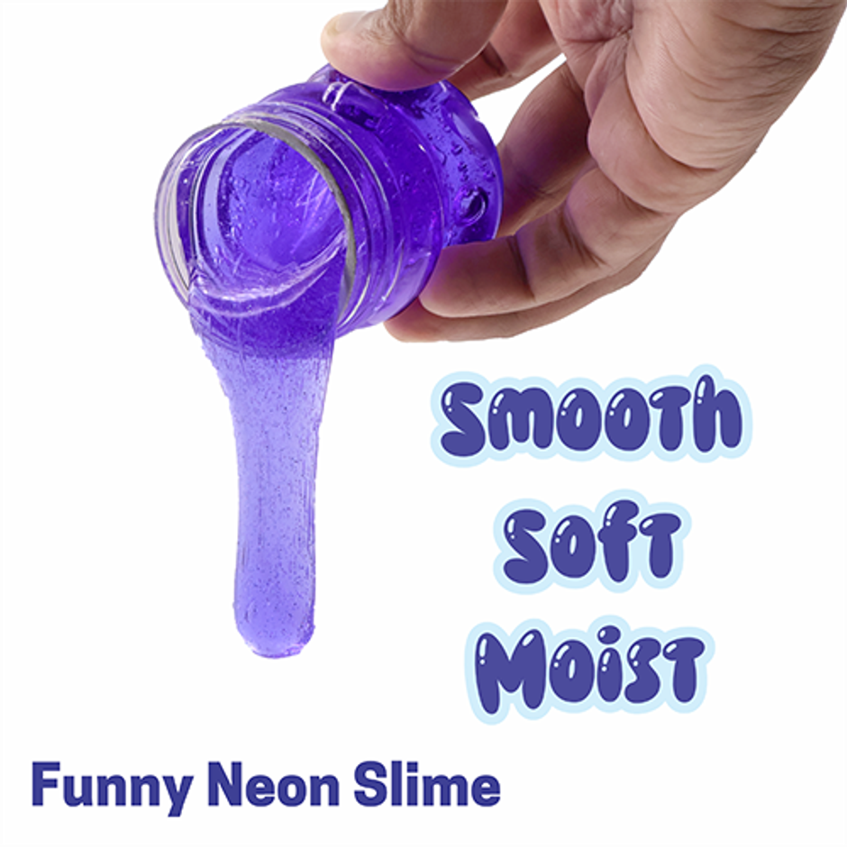 Aditi Toys Glitter Scented Slime Kit, Soft, Non-Sticky, Non-Toxic, Age 5+ | Blue