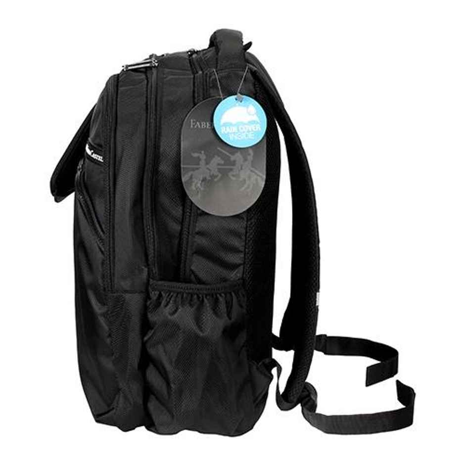 Faber-Castell School Bag- S2- Star Dobby- 12Yrs+ Black