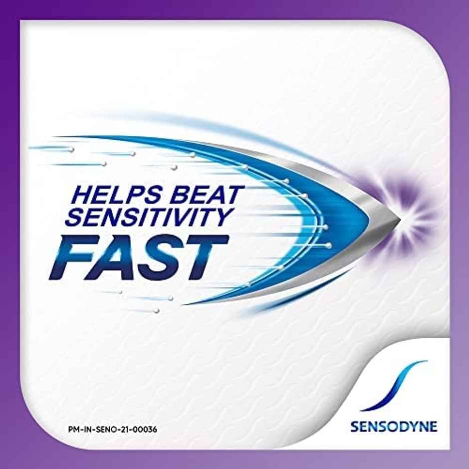 Sensodyne Complete Protection+ Mouthwash (250ml) & Sensodyne Rapid Relief Long Lasting Protection For Sensitive Teeth Toothpaste (80g) Combo