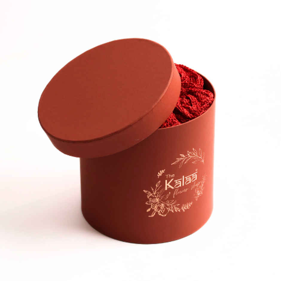 Handcrafted Crochet Roses Flower Box | The Kalaa Store