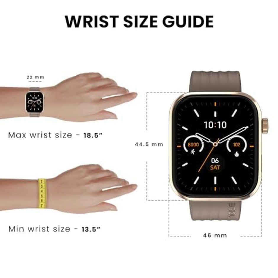 Noise ColorFit Pro 5 (44mm) Smartwatch - Elite Rose Gold