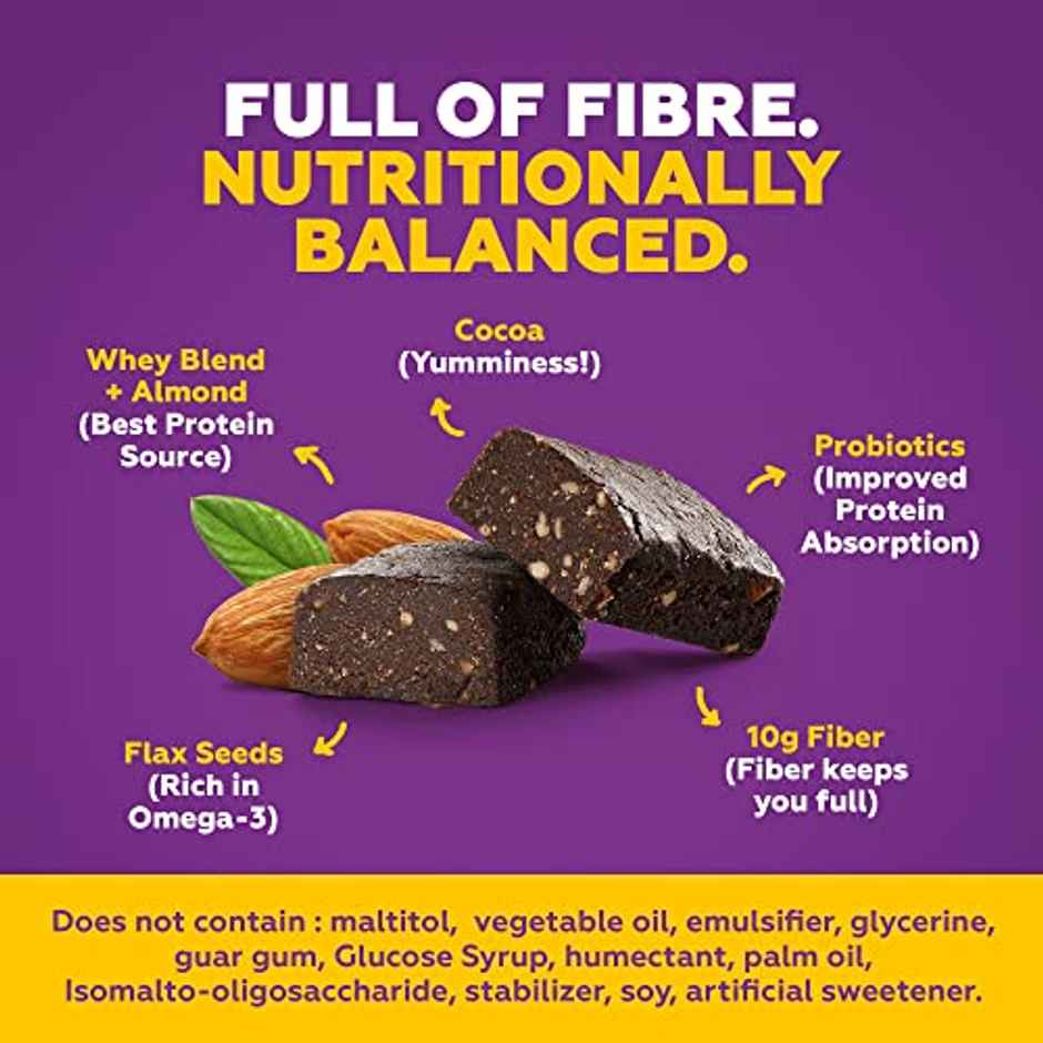 Yoga Bar 20g Protein Bar, Chocolate Baked Brownie, Multigrain Energy Bar, high Protein Bar Combo