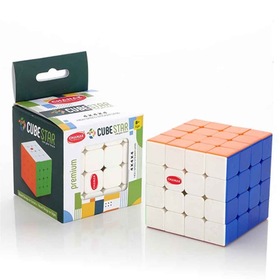 Aditi Toys 4x4 Cube for Kids, Speed Cube Puzzle for Kids & Adults, Stickerless Speed Cube - Age 6 Y+