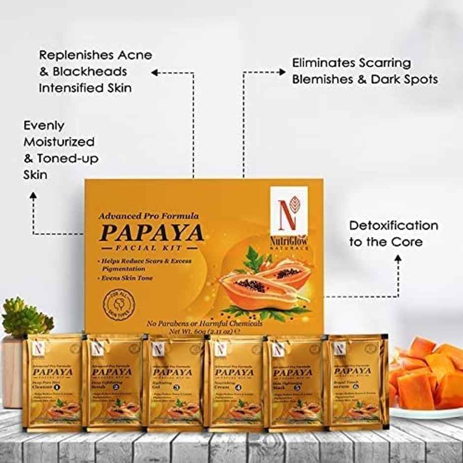 NutriGlow Natural's Advanced Pro Formula Papaya Facial Kit