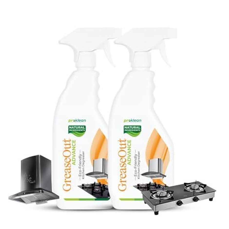 Proklean Greaseout Kitchen Cleaning Spray | Ecofriendly Natural Kitchen Degreaser