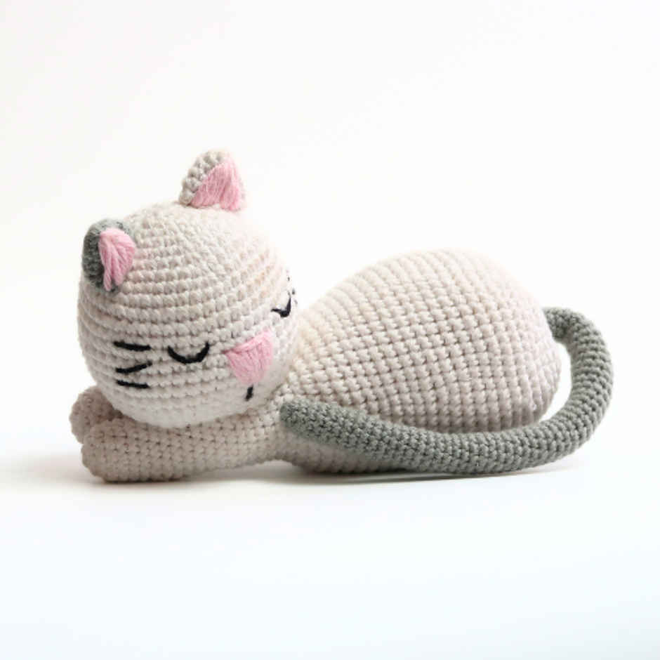 The Kalaa Store Handcrafted Sleeping Cat
