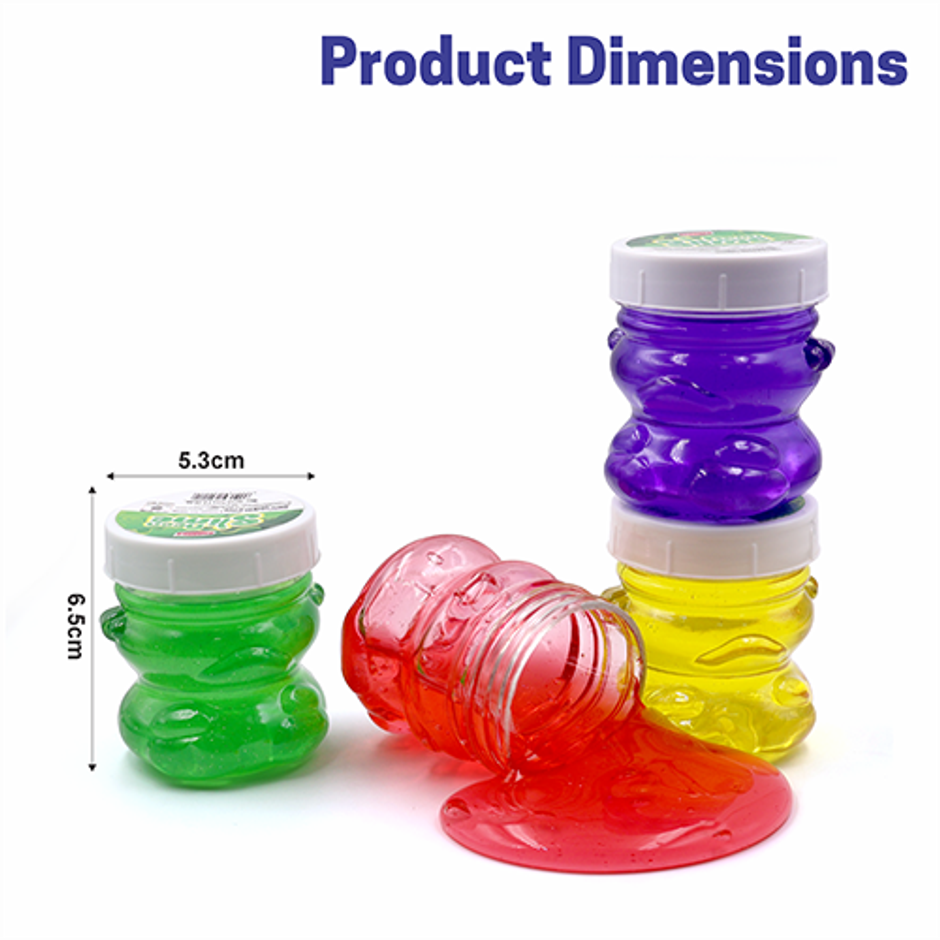 Aditi Toys Glitter Scented Slime Kit, Soft, Non-Sticky, Non-Toxic, Age 5+ | Multicolour