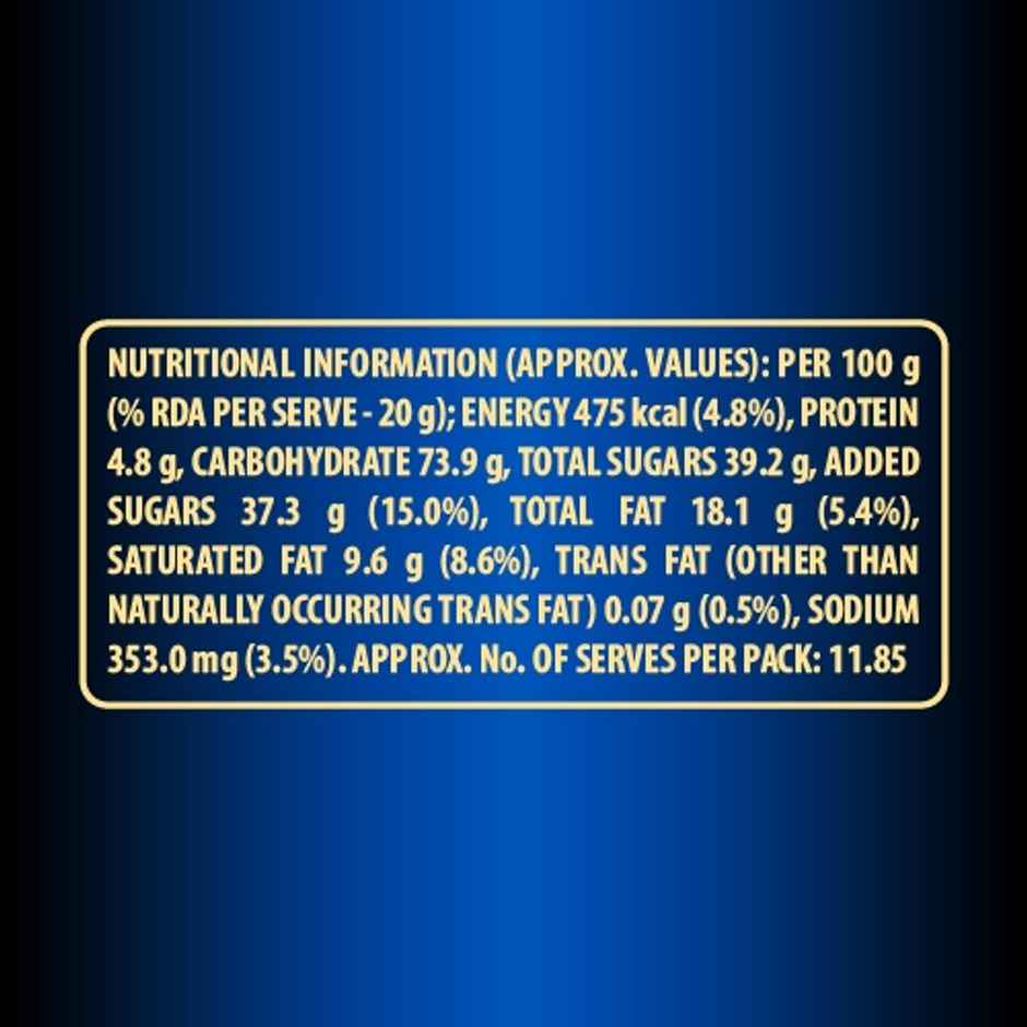 Sunfeast Dark Fantasy Vanilla Creme, Dark Crunchy Biscuit with Smooth Vanilla Creme