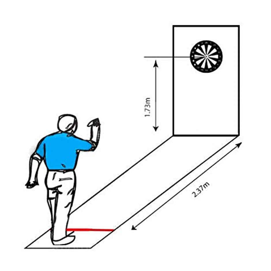 Storio Magnetic Dart Board | Safe Indoor Outdoor Dart Game - 15 inch