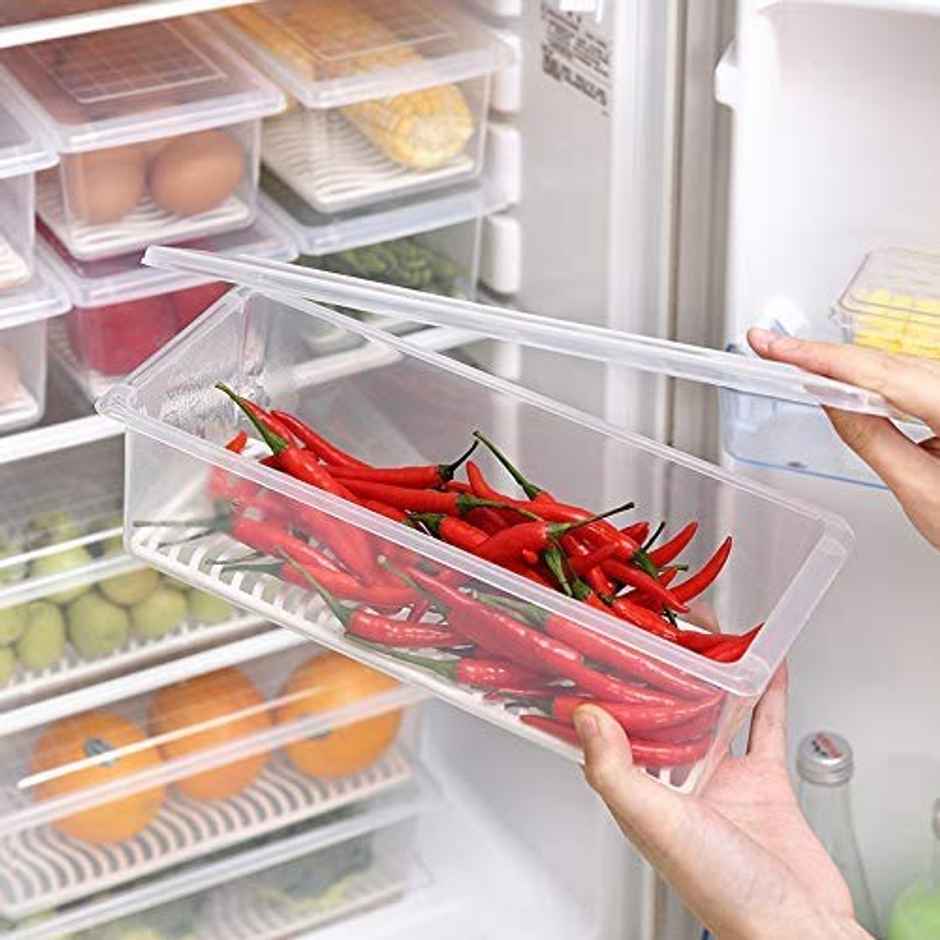 Capsicum Fridge Storage Boxes 1500 ml | Set Of 2