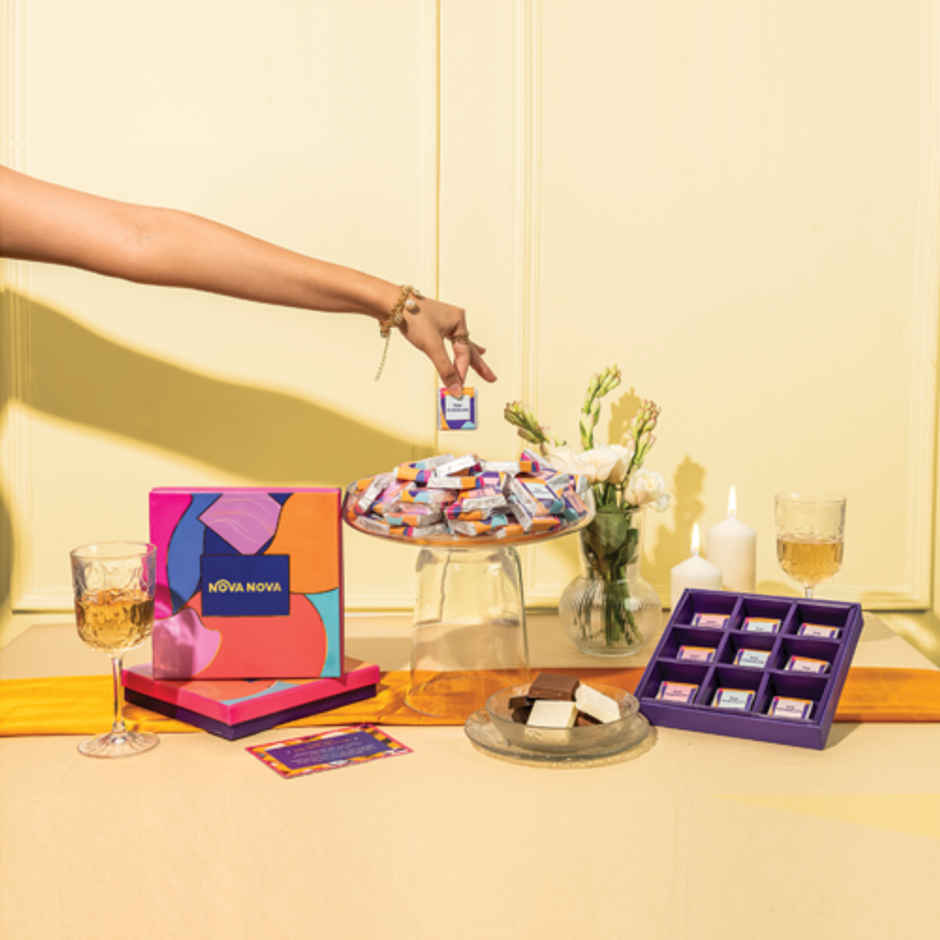 Nova Nova Chocolate Barfi Gift Box Combo