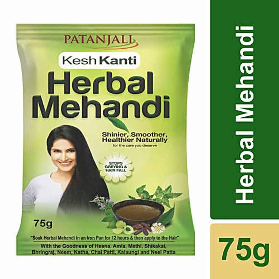 Patanjali Herbal Mehandi, Henna Powder For Hair Colour