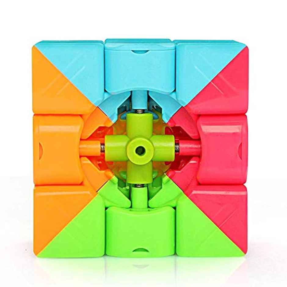 Storio Cubes 3X3 High Speed Sticker Less Magic Puzzle Cube Game Toy | Multicolour
