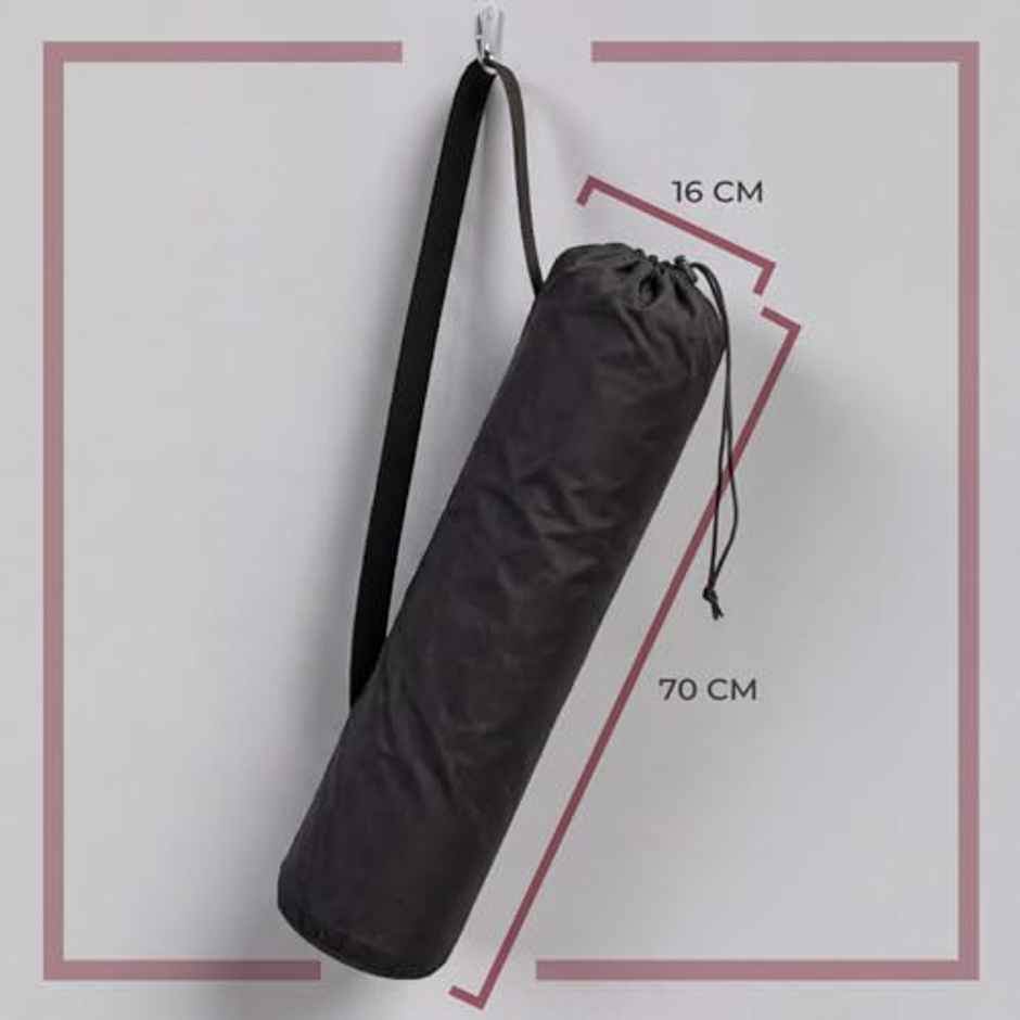 Lifelong Yoga Mat Carry Bag | Polyester | Black