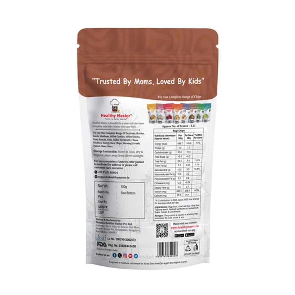 Healthy Master Baked Ragi Chips