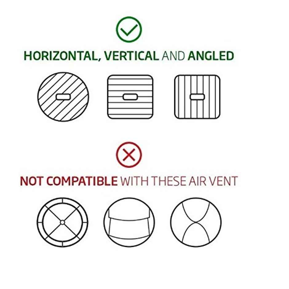 Spigen Kuel QS11 Quad Car Phone Mount Magnetic Air Vent Phone Holder - Black