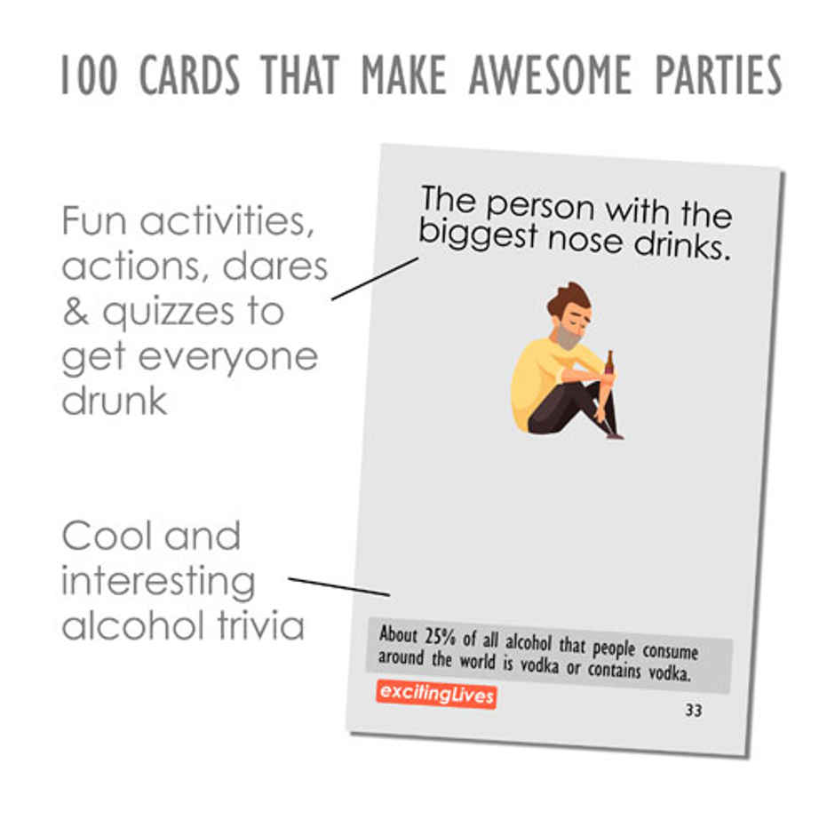 Exciting Lives All Drunk Party Drinking Game