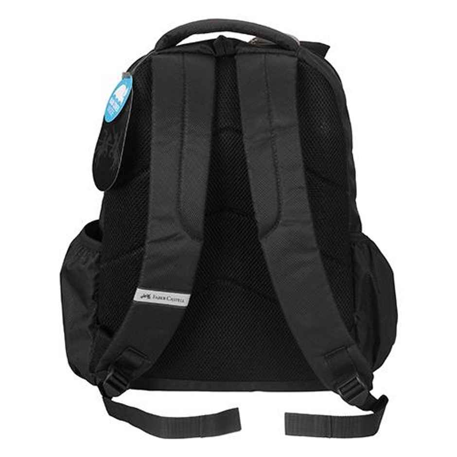 Faber-Castell School Bag- S2- Star Dobby- 12Yrs+ Black