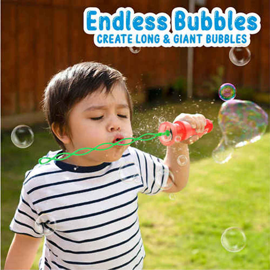 Aditi Toys Bubble Wands - Pack of 6 Colourful Bubble Sticks for Kids with Bubble Solution, Above 3Y+