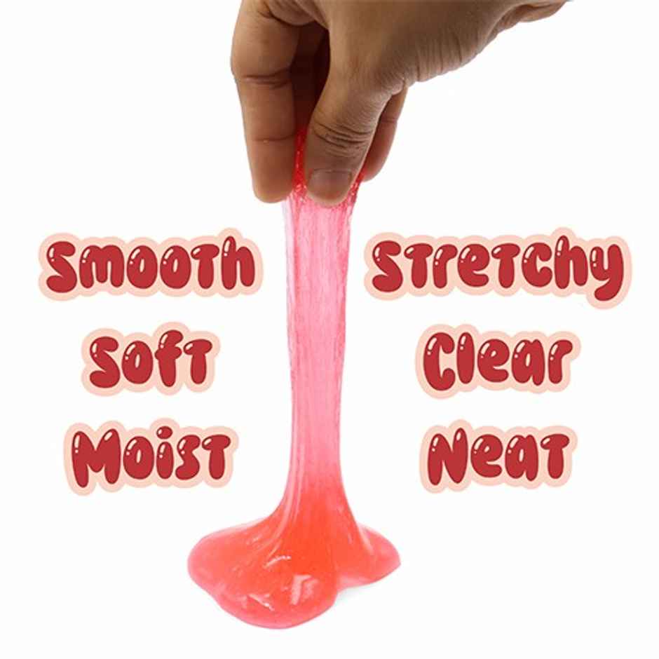 Aditi Toys Glitter Scented Slime Kit, Soft, Non-Sticky, Non-Toxic, Age 5+ | Red