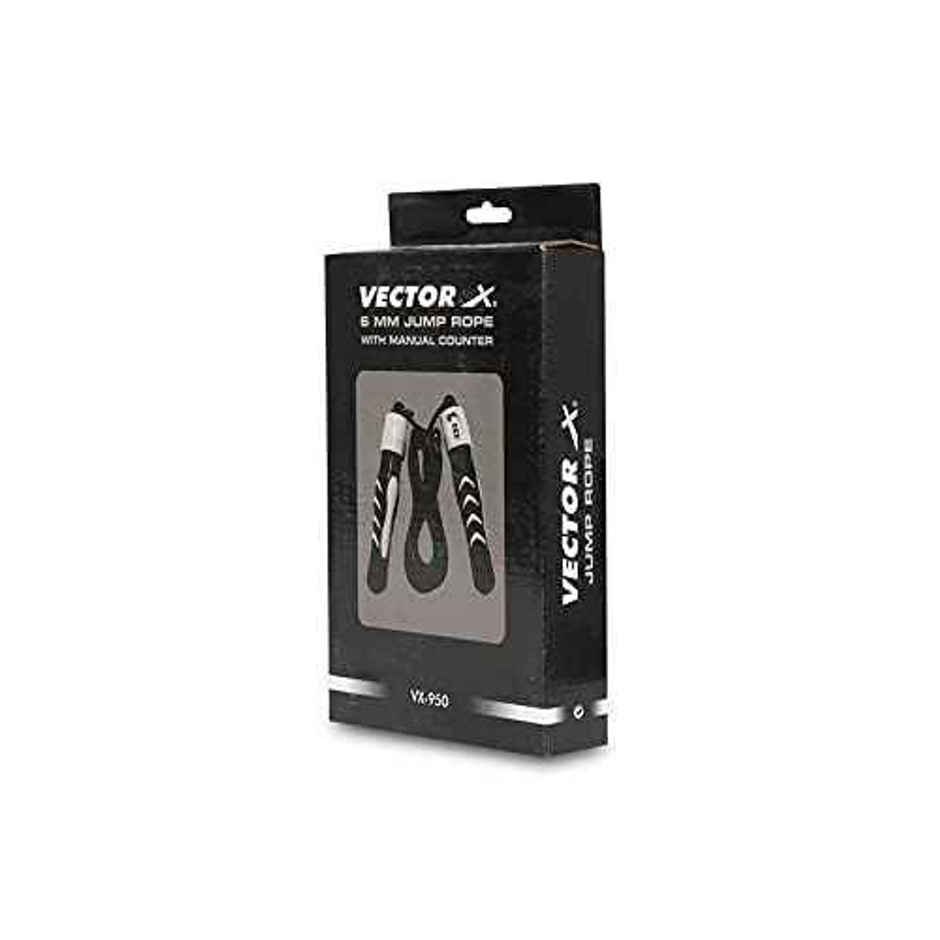 Vector Adjustable Manual Counter Skipping Rope With Counter, Tangle-Free Rapid Speed Rope