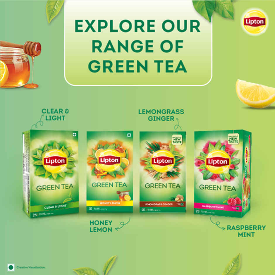 Lipton Honey Lemon Green Tea Bags