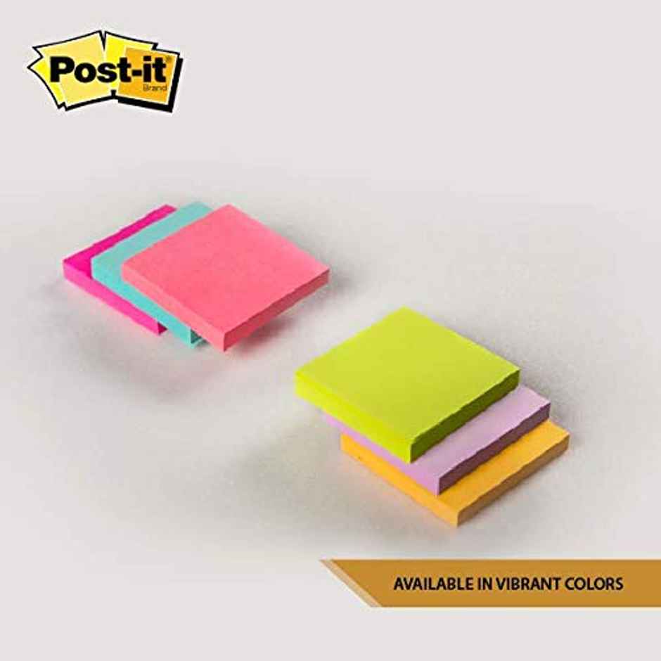Post-it Sticky Notes Pad | Multicolor| 3inch X 3inch| 100 notes