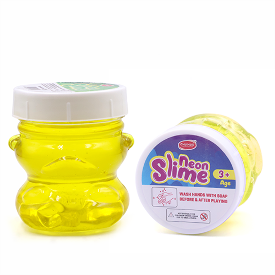 Aditi Toys Glitter Scented Slime Kit, Soft, Non-Sticky, Non-Toxic, Age 5+ | Yellow