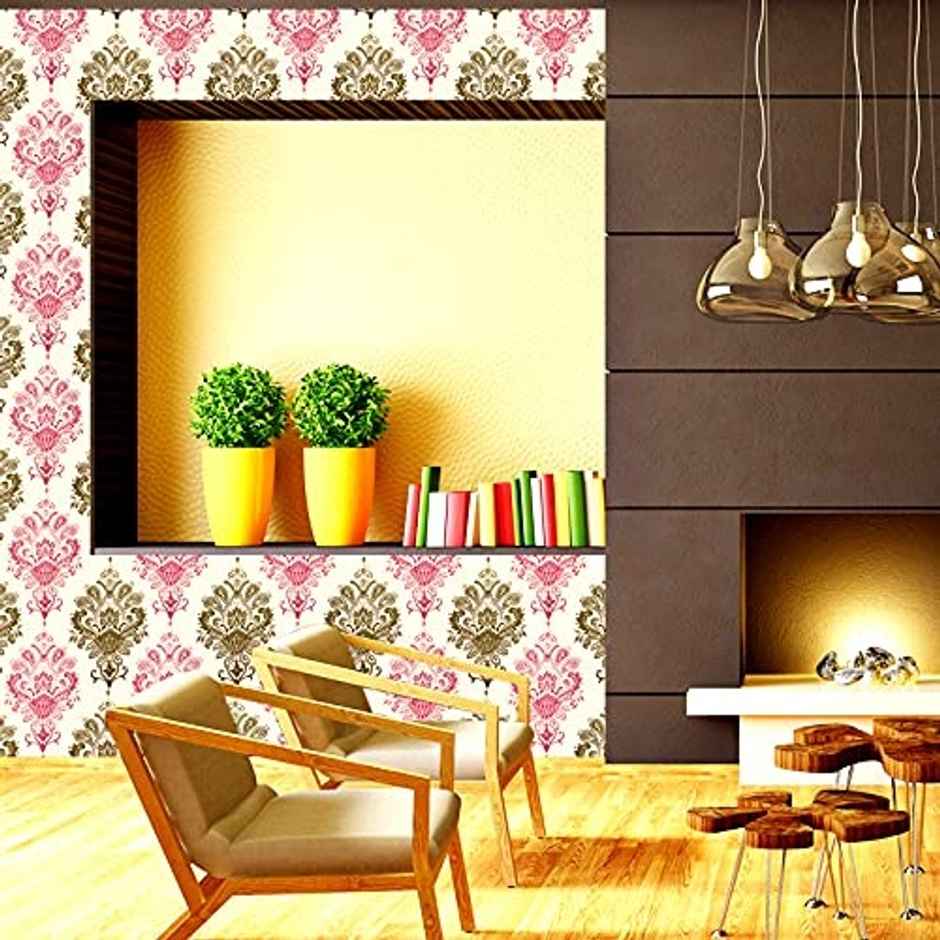 Wollzo Floral | 5340 Self Adhesive Wallpaper | Multicolour | 45 x 500 Cm