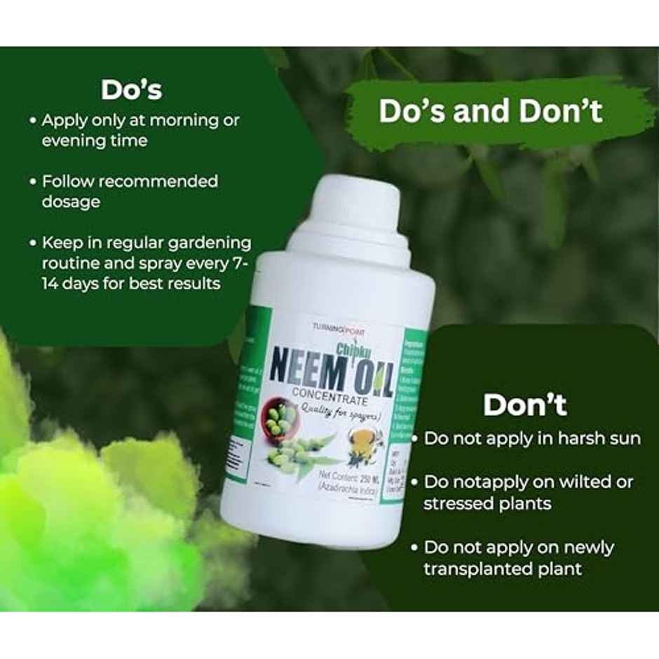 Chipku Pure Cold Pressed Water Soluble Neem Oil 250Ml With Free Spray Gun Concentrate For Plants